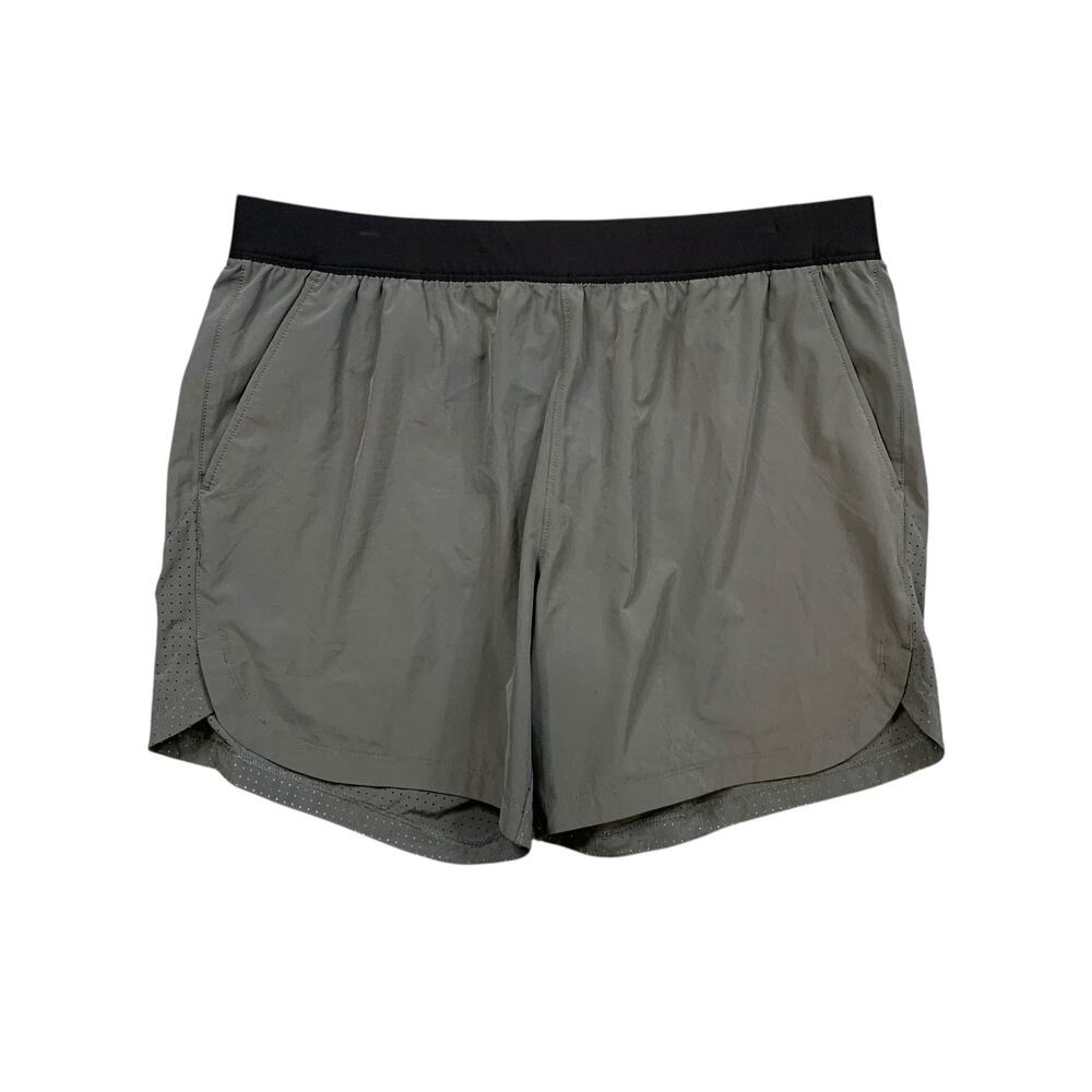 True Classic Shorts Mens XL Graphite Black 7In Carbon Active Training Perforated